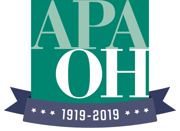 Apa Oh 100 Logo Pin Apa Oh 100 Logo Pin