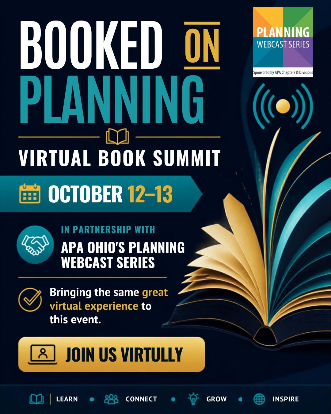 Booked on Planning Virtual Summit